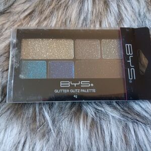 BYS Glitter Glitz Gel for Eyes and Face Eye 6 Shade Makeup Palette